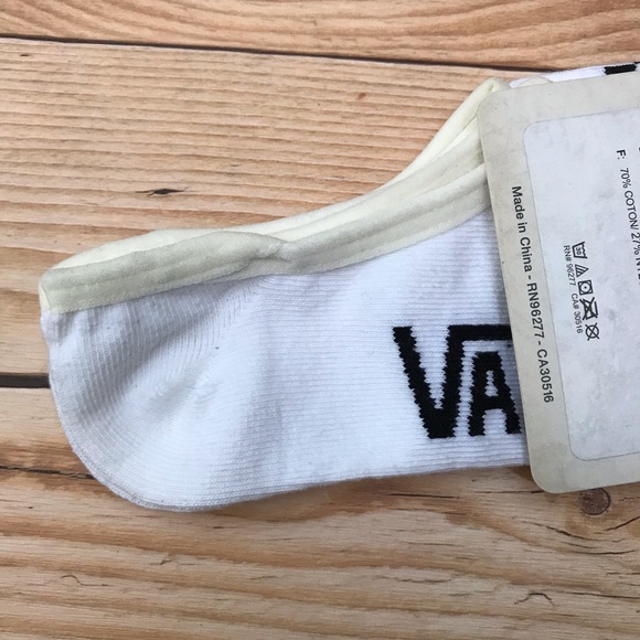 Vans White Footie Socks - Picture 10 of 10